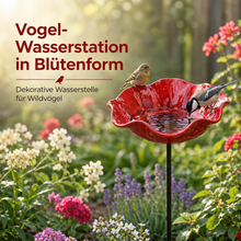 Carica l'immagine nel visualizzatore di Gallery, Fiori per uccelli - Abbeveratoio per uccelli a forma di fiore | Set da 2