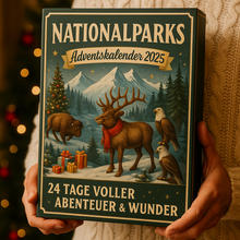 Carica l'immagine nel visualizzatore di Gallery, Calendario dell'Avvento dei Parchi Nazionali 2025 – 24 mondi in miniatura della natura