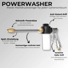 Carica l'immagine nel visualizzatore di Gallery, Powerwasher - Idropulitrice a pressione per ogni tubo da giardino