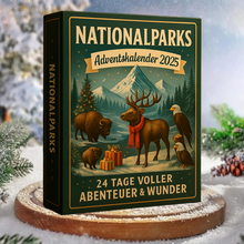 Carica l'immagine nel visualizzatore di Gallery, Calendario dell'Avvento dei Parchi Nazionali 2025 – 24 mondi in miniatura della natura