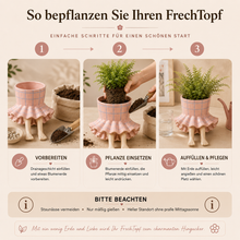Carica l'immagine nel visualizzatore di Gallery, FrechTopf – der Pflanztopf mit Persönlichkeit