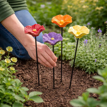 Carica l'immagine nel visualizzatore di Gallery, Magici Fiori delle Api – Abbeveratoi in Ceramica Resistenti alle Intemperie, Set da 4