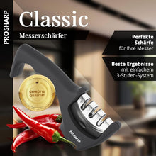 Carica l'immagine nel visualizzatore di Gallery, ProSharp - Affilacoltelli professionale in ceramica a 3 fasi