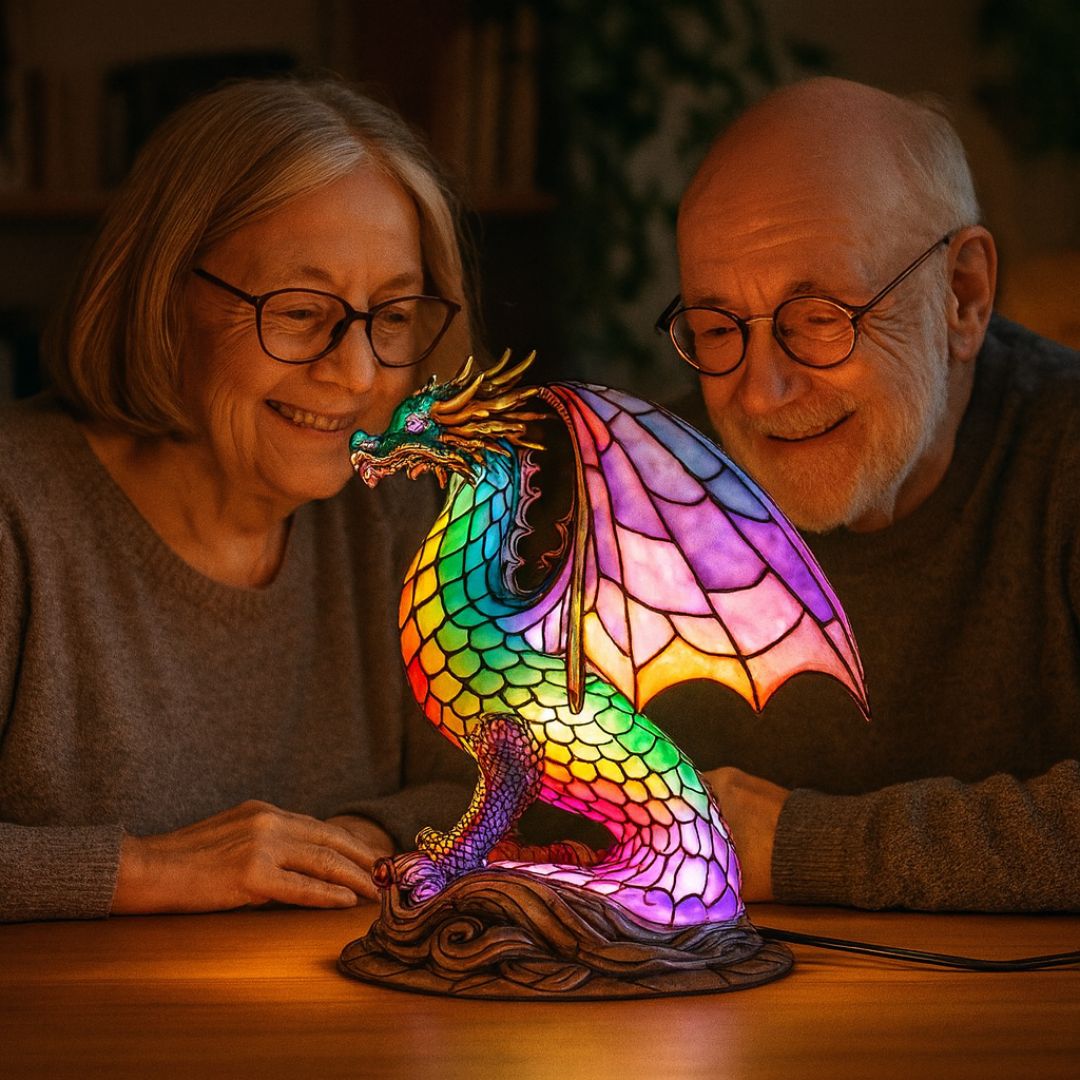 LeuchtDrache - lampada fatta a mano che fa brillare i cuori