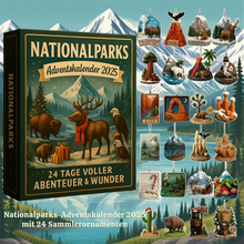 Carica l'immagine nel visualizzatore di Gallery, Calendario dell'Avvento dei Parchi Nazionali 2025 – 24 mondi in miniatura della natura
