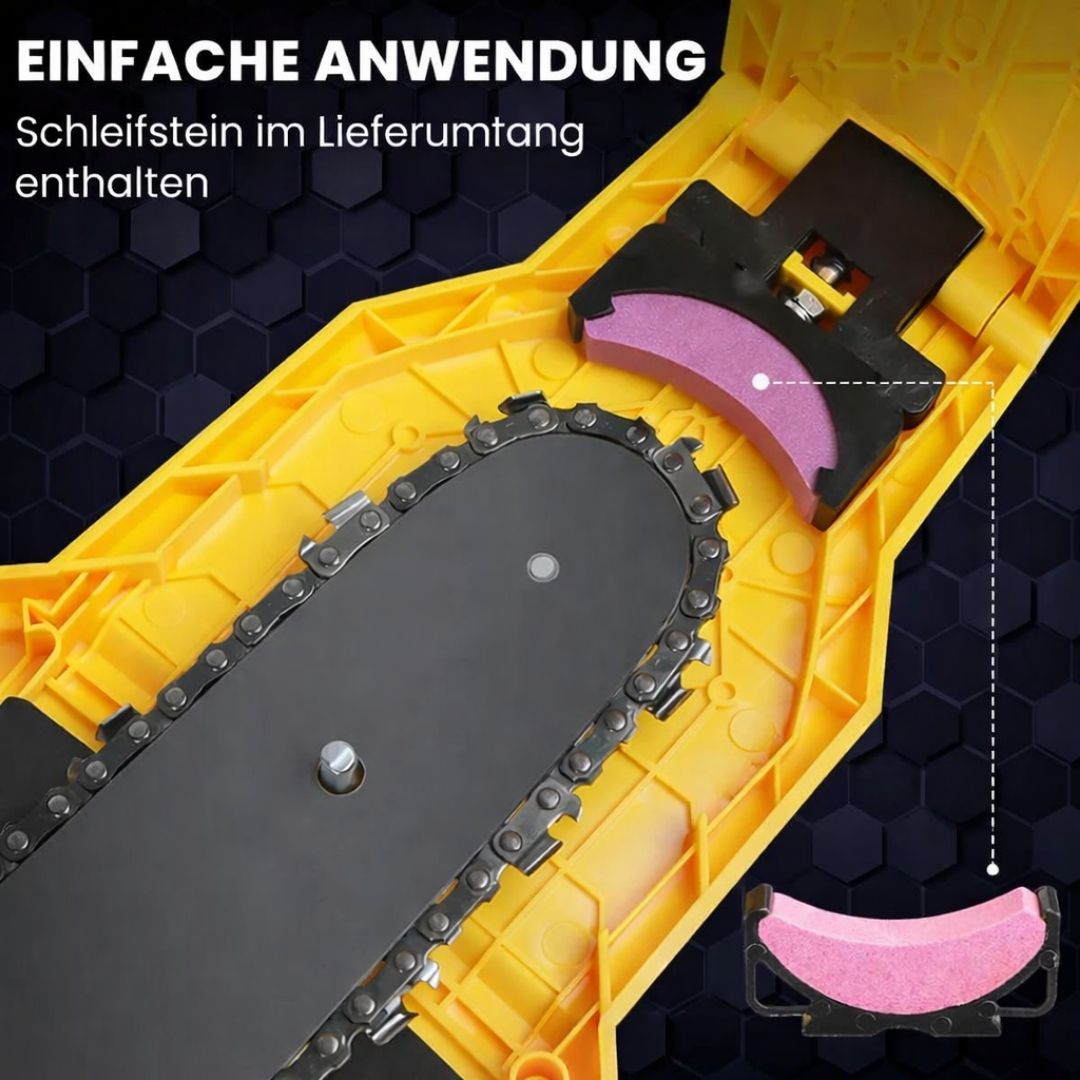 Affilacatene universale UltraSaw per i più comuni modelli di motoseghe