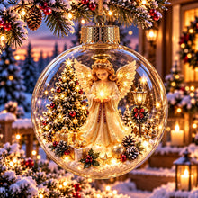 Carica l'immagine nel visualizzatore di Gallery, WinterWunder – leuchtende 3D-Weihnachtskugel mit Miniaturwelt
