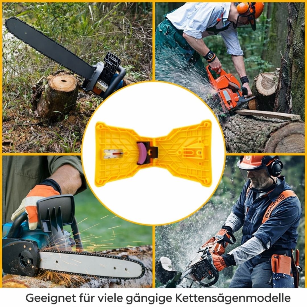 Affilacatene universale UltraSaw per i più comuni modelli di motoseghe