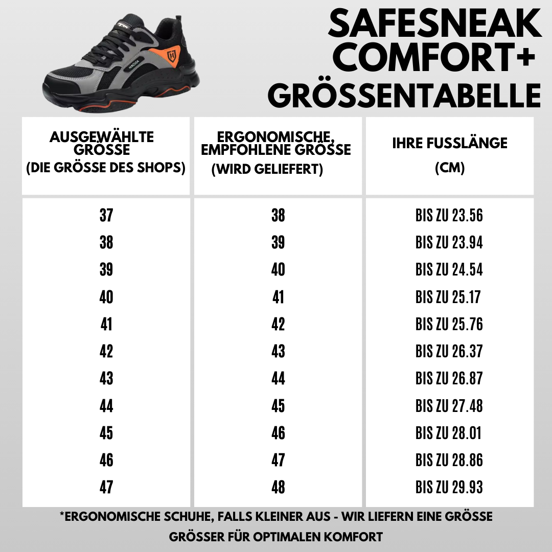 SafeSneak Comfort