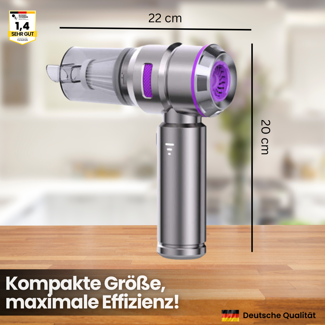 TurboX - 4 in 1 Power-Handstaubsauger - das Original