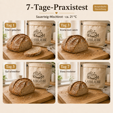 Lade das Bild in den Galerie-Viewer, LaibLiebe – natürlicher Brotbeutel aus echtem Bienenwachs - Brot länger frisch halten