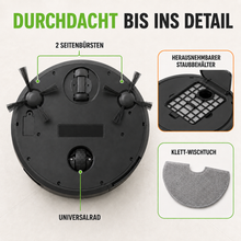Carica l'immagine nel visualizzatore di Gallery, SaugPilot Pro – Smarter 5-in-1 Saugroboter für die tägliche Bodenreinigung
