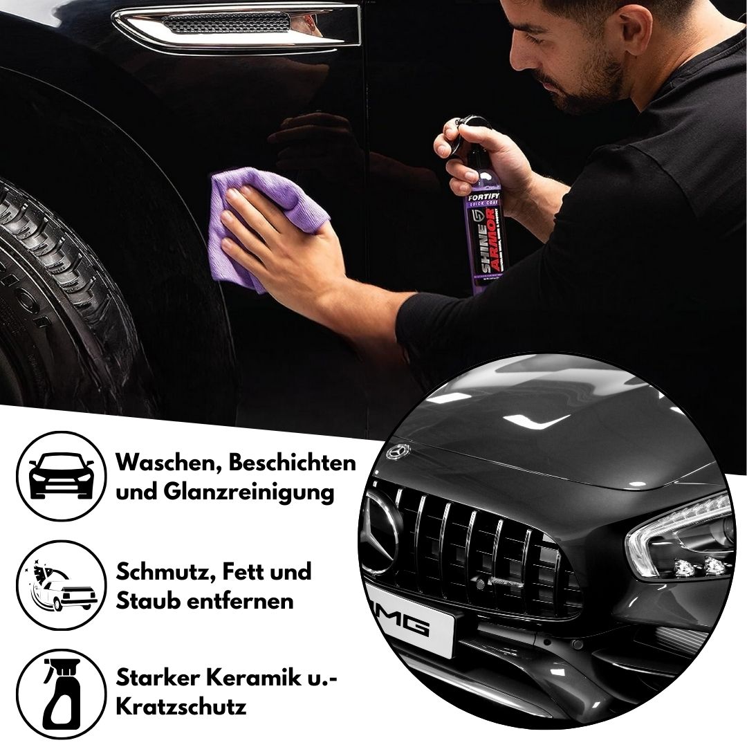 Shine Armor - Detergente lucidante e protettivo antigraffio 3 in 1 per la tua auto