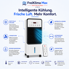Carica l'immagine nel visualizzatore di Gallery, FreiKlima Max - Mobile Allround-Klimaanlage – Kühlt im Sommer, Heizt im Winter | Ohne Installation
