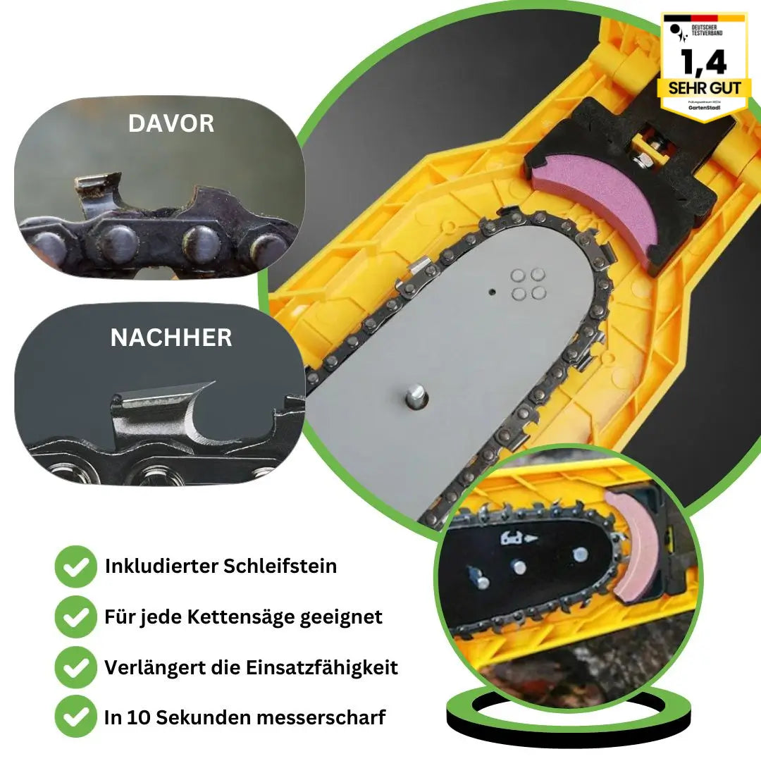UltraSaw - Kettenschärfer für jede Kettensäge