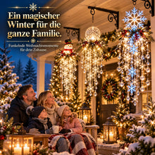 Carica l'immagine nel visualizzatore di Gallery, Kristall-Kaskade Winterglanz - LED-Weihnachtslicht für deinen leeren Sommer-Haken
