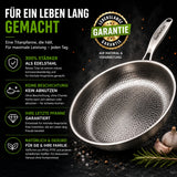 TitanPur Pro – Beschichtungsfreie Titanpfanne ohne PFAS & PTFE | 30 cm