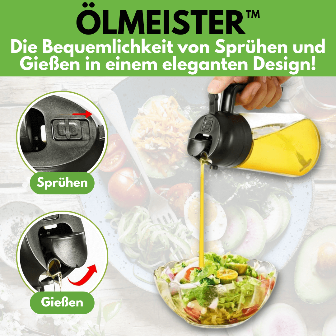 ÖlMeister - il dosatore d'olio 2 in 1 definitivo