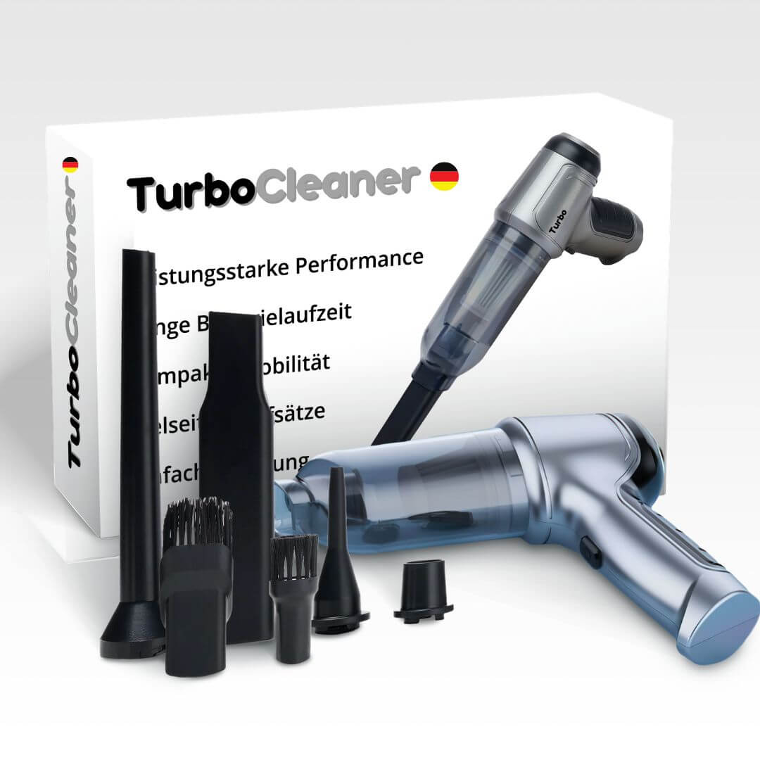 TurboClean Pro Aspirapolvere Portatile - Power Edition il doppio della potenza